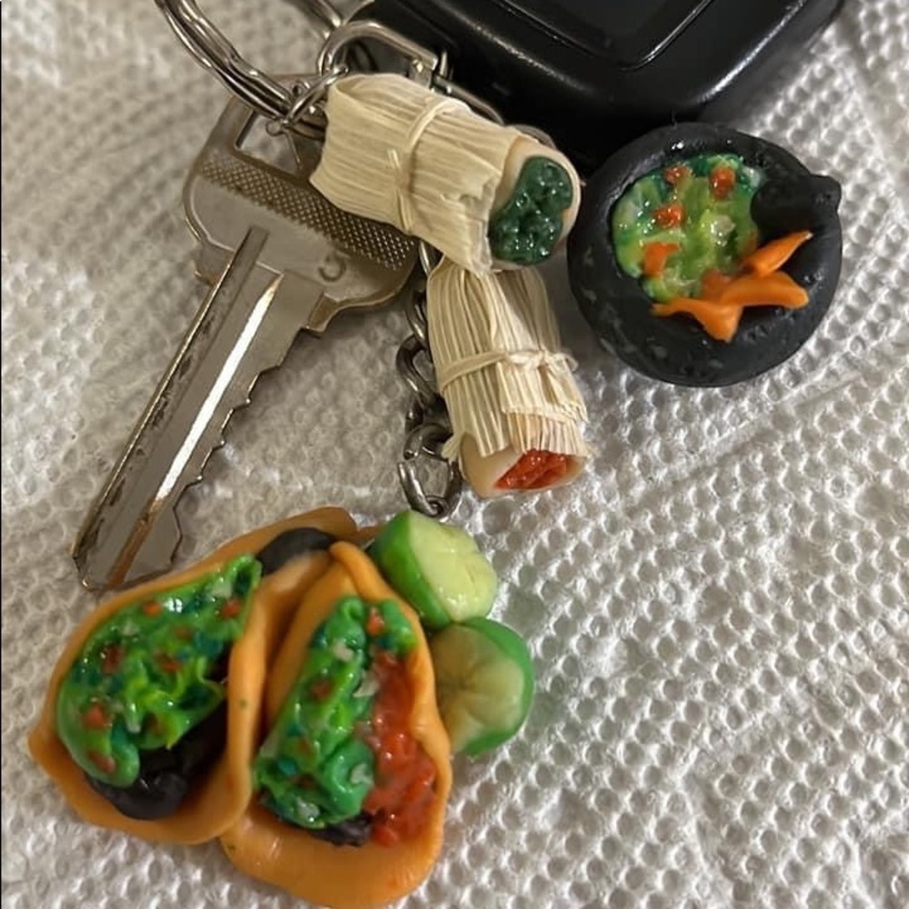 Taco keychain